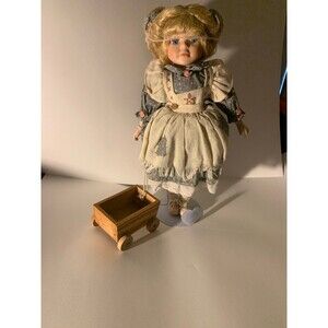 Yesterday's Child "Laura" First Day of School collectable Porcelain doll